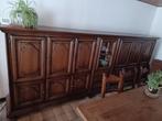 Massief eiken buffetkast, Ophalen, Eikenhout, Met deur(en)
