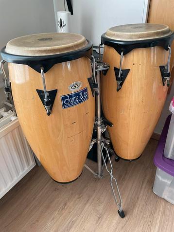 Cosmic Percussion Congaset op voet, Musique & Instruments, Enlèvement, Utilisé