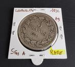 5 Frs. Léopold 1er 1832 Rare, Enlèvement ou Envoi, Monnaie en vrac, Argent, Argent
