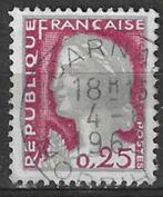 Francia 1960 - Yvert 1263 - Marianne de Décaris (ST), Timbres & Monnaies, Timbres | Europe | France, Envoi, Affranchi