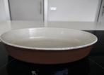 Ovenschotel in gietijzer le creuset (bruin) Maat 24, Huis en Inrichting, Ophalen of Verzenden, Zo goed als nieuw, Gietijzer