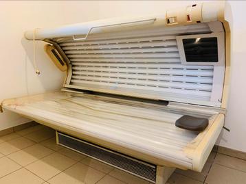 Ergoline soltron 26 zonnebank gratis af te halen, Enlèvement, Utilisé, Banc solaire double, 15 lampes ou plus