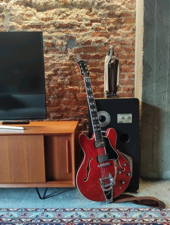 Eastman T486B semi-hollow, Muziek en Instrumenten, Snaarinstrumenten | Gitaren | Elektrisch, Zo goed als nieuw, Ophalen
