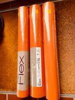 3 nieuwe rollen oranje behangpapier nog in verpakking, Maison & Meubles, Ameublement | Papier peint, Enlèvement ou Envoi, Orange