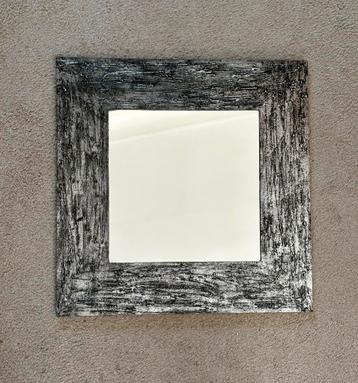 Vierkante spiegel 35cm deco home design grijs zilver zwart beschikbaar voor biedingen