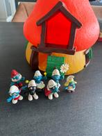 Smurfenhuis met smurfen 1980’, Antiek en Kunst, Ophalen