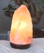 Lampe de sel de l'Himalaya naturel, Enlèvement, Utilisé, Bois