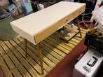 Mooie moderne stevige bureau tafel, met drie schuifjes., Huis en Inrichting, Ophalen, Gebruikt, Bureau