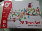 houten treinset, Kinderen en Baby's, Ophalen of Verzenden, Zo goed als nieuw