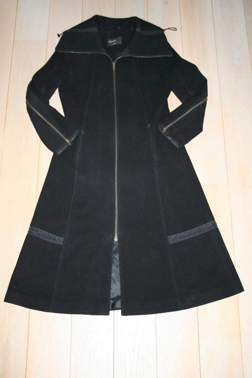 Vintage mantel Damo - maat 40 - zr mooie staat, Vêtements | Femmes, Vestes | Hiver, Porté, Taille 38/40 (M), Noir, Enlèvement ou Envoi