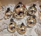 Boules de Noël anciennes ajeko 6 pièces, Divers, Enlèvement ou Envoi