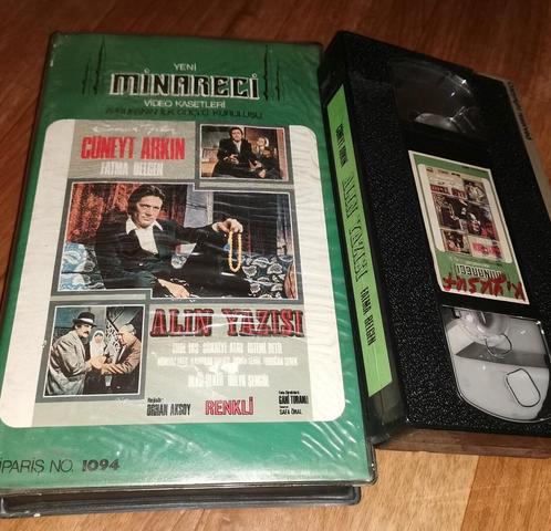 Film oriental turc VHS - ALİN YAZİSİ - Cüneyt Arkin - Très R, Cd's en Dvd's, VHS | Film, Zo goed als nieuw, Overige genres, Verzenden