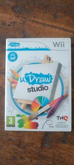 Nintendo Wii / udraw Studio, Consoles de jeu & Jeux vidéo, Jeux | Nintendo Wii, 1 joueur, Enlèvement ou Envoi, Comme neuf, Autres genres