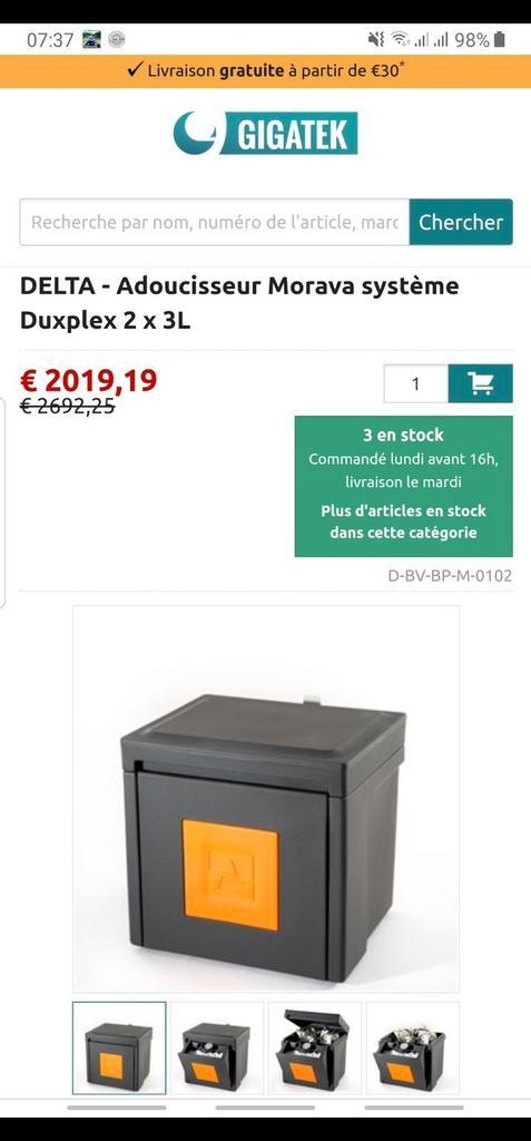 Delta Morava waterontharder 2x3L, Doe-het-zelf en Bouw, Sanitair, Nieuw, Ophalen of Verzenden