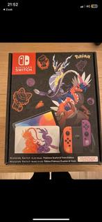 Nintendo switch scarlet and violet limited edition, Met 2 controllers, Met harde schijf, Ophalen of Verzenden, Zo goed als nieuw