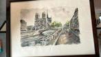 Notre Dame et la Seine - G. Ardant, Antiek en Kunst, Kunst | Tekeningen en Fotografie, Ophalen