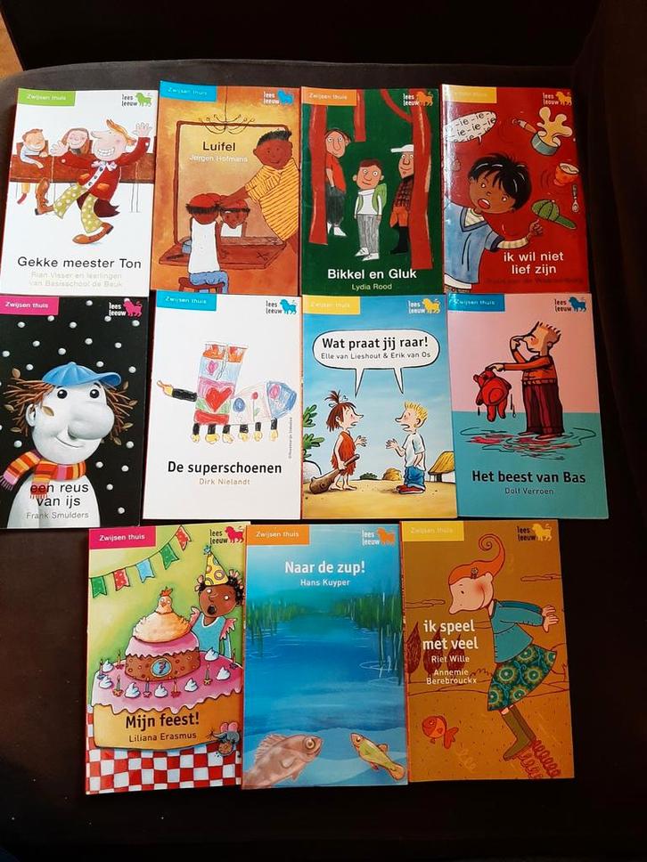 Pakketjes van leesleeuw boekjes groep 3 1ste leerjaar, Boeken, Kinderboeken | Jeugd | onder 10 jaar, Ophalen of Verzenden