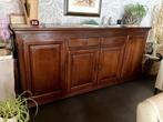 Dressoir + vitrine kast, Huis en Inrichting, Kasten | Dressoirs, Ophalen, Zo goed als nieuw, 200 cm of meer, Kerselaar