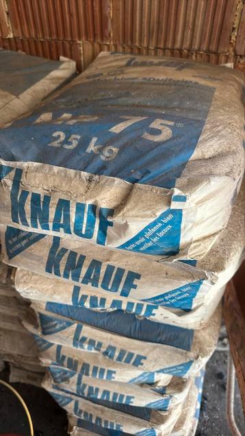 Knauf MP75 pleister gips 10 zakken beschikbaar voor biedingen