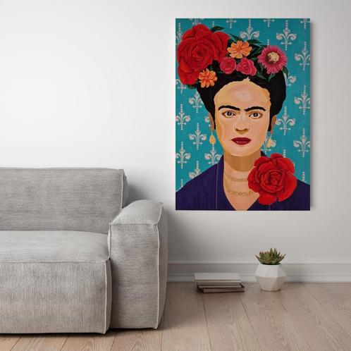 Acryl, Antiek en Kunst, Kunst | Schilderijen | Modern, Ophalen of Verzenden