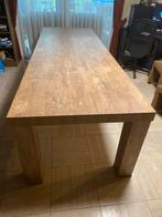 Tafel 8 personen. +-2m88 op +-99cm breed, Huis en Inrichting, Ophalen, Gebruikt, 200 cm of meer, 50 tot 100 cm