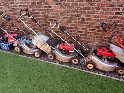 3 grasmaaiers voor opmaak., Tuin en Terras, Grasmaaiers, Gebruikt, Benzine-grasmaaier, Ophalen of Verzenden