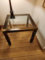 2 mooie salontafels / bijzettafels Belgo Chrome Dewulf, Huis en Inrichting, Ophalen, Belgo Chrome Dewulf, 50 tot 100 cm, 50 tot 75 cm