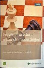 kluwer fiscale procedure inkomstenbelasting 2025 Nieuw, Boeken, Studieboeken en Cursussen, Ophalen of Verzenden, Nieuw, Hoger Onderwijs