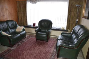 Salon - 2  tweezitten - 1 eenzit - relaxzetel + bankje  beschikbaar voor biedingen