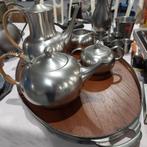 5-delige koffie- en theeset van Royal Holland Pewter., Antiek en Kunst, Ophalen of Verzenden