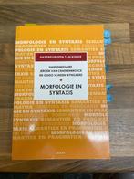 Morfologie en syntaxis, Boeken, Ophalen, Zo goed als nieuw, Hogeschool, Diverse auteurs