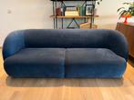 Sofacompany Paula 3zit velour lux blue, Huis en Inrichting, Zetels | Zetels, Ophalen, Gebruikt, Driepersoons, 75 tot 100 cm