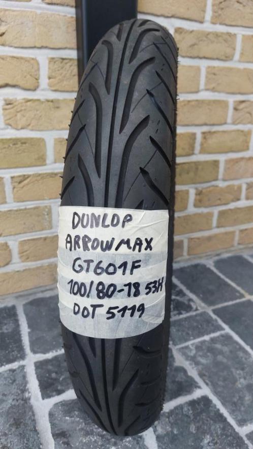 DUNLOP ARROWMAX 100/80-17 MOTO VOORBAND, Motos, Pièces | Toutes-marques, Utilisé, Enlèvement