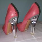 673C* Casadei - sexy sandales full cuir verni roses (39), Kleding | Dames, Schoenen, CASADEI, Verzenden, Zo goed als nieuw, Schoenen met hoge hakken