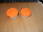 nr.1070 - Twee tupperware potjes, Huis en Inrichting, Keuken | Tupperware, Ophalen of Verzenden, Overige typen