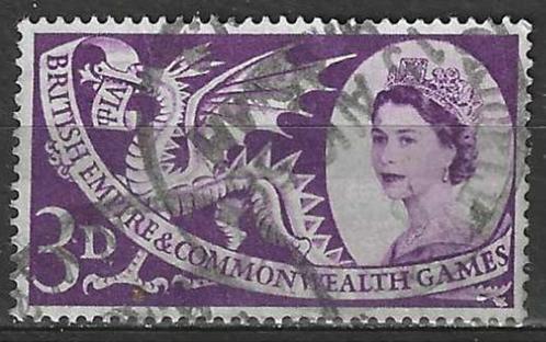 Groot-Brittannie 1958 - Yvert 312 - Welshe draken  (ST), Postzegels en Munten, Postzegels | Europa | UK, Gestempeld, Verzenden