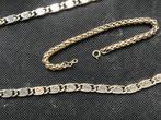 KETTING +EEN VERGULDE ARMBAND, Ophalen of Verzenden, Zo goed als nieuw, Overige kleuren, Overige materialen