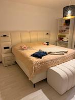 Boxspring à vendre, Maison & Meubles, Beige, Comme neuf, Enlèvement, 180 cm