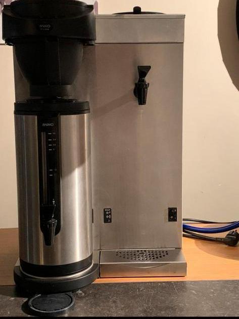 Machine à café duo Animo MT200W et distributeur d'eau chaude, Electroménager, Cafetières, Utilisé, Enlèvement