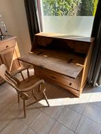 Grenen bureau/ secretaris, Huis en Inrichting, Ophalen, Gebruikt