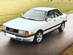 Audi 80 1.8 oldtimer, Auto's, Stof, Zwart, Wit, Sportstoelen