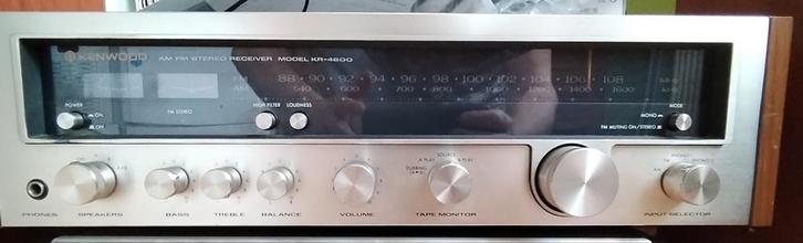 Vintage Kenwood Kr 4600 30W Receiver 1977, Audio, Tv en Foto, Versterkers en Ontvangers, Gebruikt, Stereo, Minder dan 60 watt