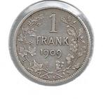 11431 * LEOPOLD II * 1 frank 1909 vlaams * Z.Fr/Pr, Zilver, Verzenden