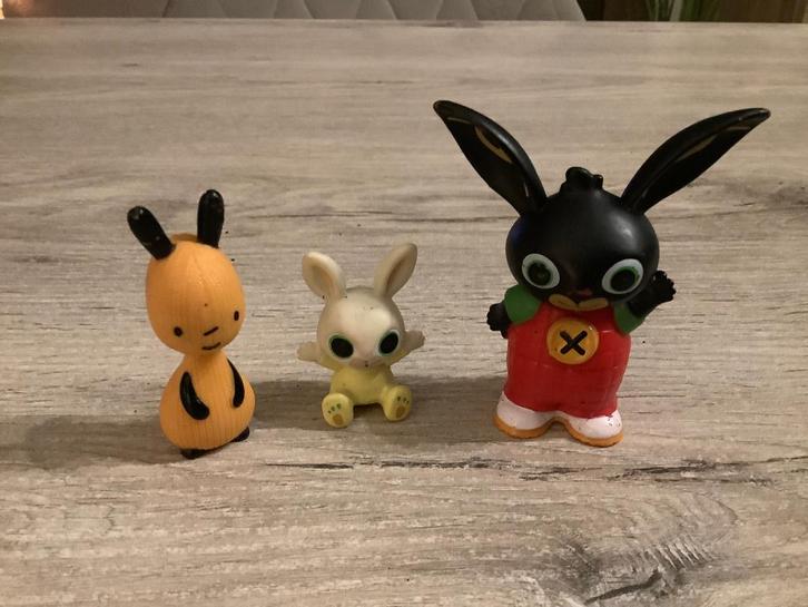 Bing verschillende characters (5-8 cm), Collections, Jouets miniatures, Comme neuf, Enlèvement ou Envoi