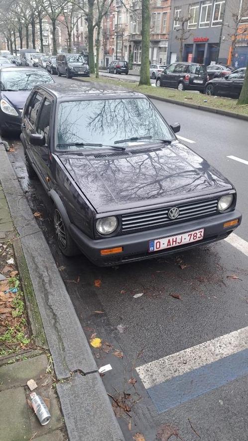 vw golf 2, noir, Auto's, Volkswagen, Particulier, Golf, Diesel, 5 deurs, Handgeschakeld, Zwart, Zwart, Ophalen