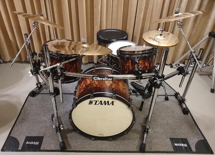 Tama Starclassic Maple Molten Satin Brown Burst, 3 piece set, Muziek en Instrumenten, Drumstellen en Slagwerk, Nieuw, Tama, Ophalen