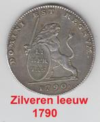 Zilveren leeuw - 1790 - Brabantse Omwenteling., Postzegels en Munten, Zilver, Ophalen of Verzenden, Losse munt, Zilver