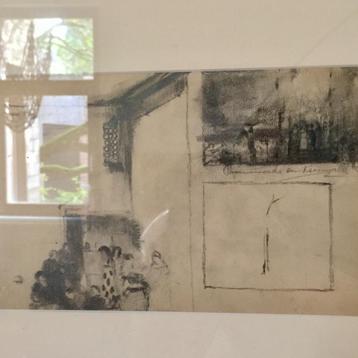 Schets Paul Delvaux te koop beschikbaar voor biedingen