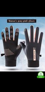 Gants hiver polaires gris clair/rose, Kleding | Dames, Mutsen, Sjaals en Handschoenen, Ophalen of Verzenden, Zo goed als nieuw