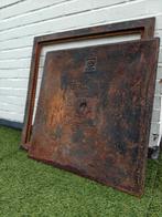 Gietijzeren putdeksel 80x80, Doe-het-zelf en Bouw, Buizen en Afvoer, Ophalen, Gebruikt